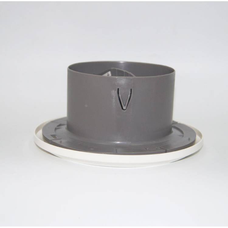 Fresh air system indoor circular air outlet ABS exhaust port air outlet The new air outlet can be adjusted into the air inlet