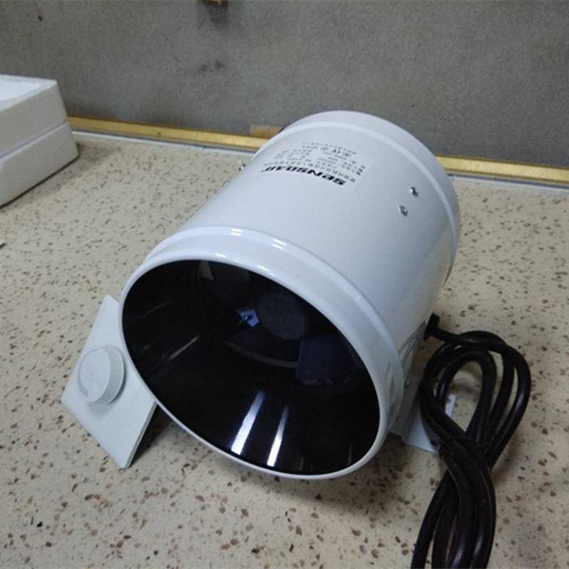 Household indoor fresh air system variable frequency conversion nolarm regulating pipeline fan filter haze new fan inlet fan