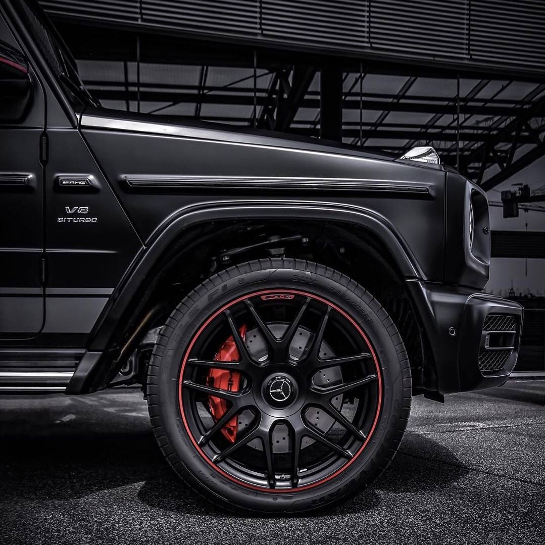 19 Mercedes -Benz G500 modified German original G63 AMG high -performance brake brake system before 6 and rear 1 caliper