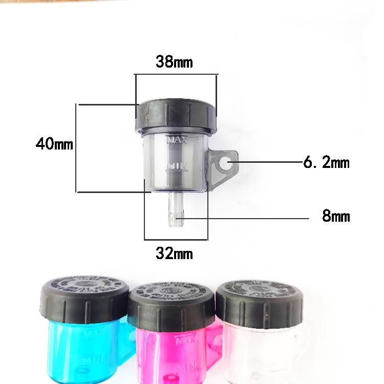 Motorcycle electric vehicle brake system brake oil box oil cup
