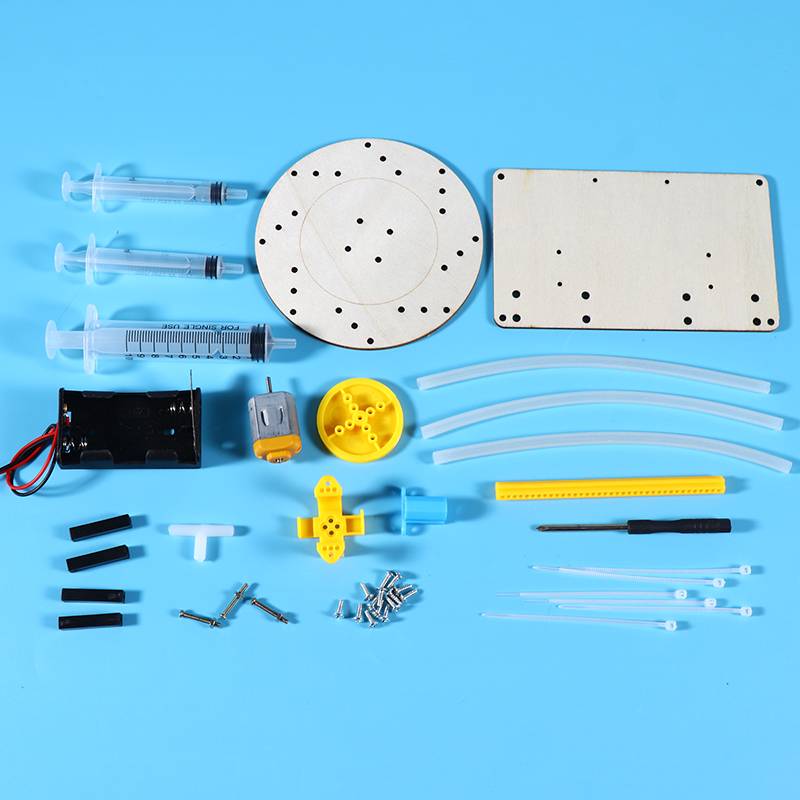 Science and technology production small invention DIY disc brake system model Steam science experiment manual assembly toys