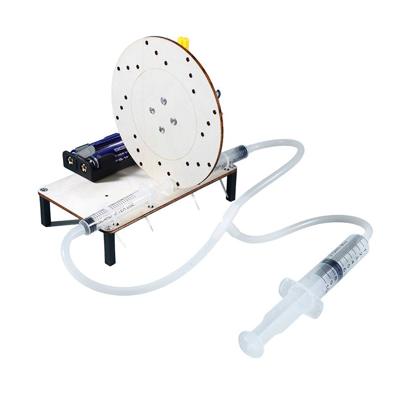 Science and technology production small invention DIY disc brake system model Steam science experiment manual assembly toys