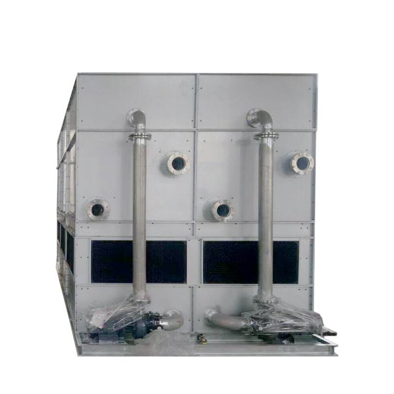 Closed counter-flow cooling tower closed-cycle cooling towers