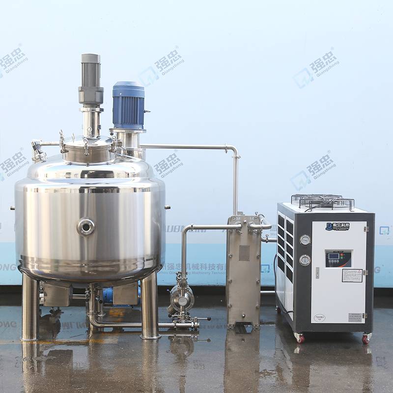Emulsion tank cooling unit system circulating tank chemical food production line cold water machine heat exchanger