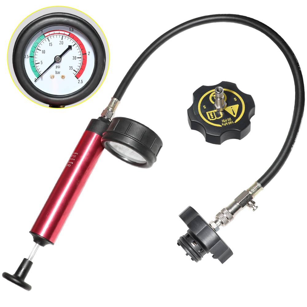 Cruz automotive water tank leakage device pressure gauge detection table radiator resistance cooling system tester tool tool