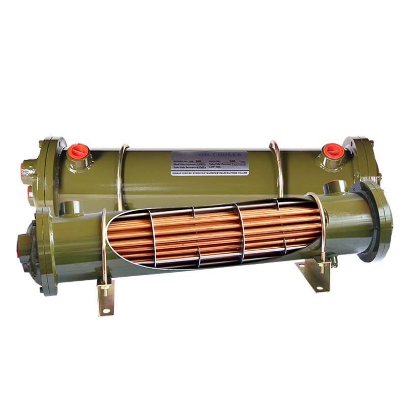 Rui Yi Hydraulic System Water Cooling Oil Cooling Injection Plastic Machine OR Line Tube Detainer purple tube shell heat exchanger