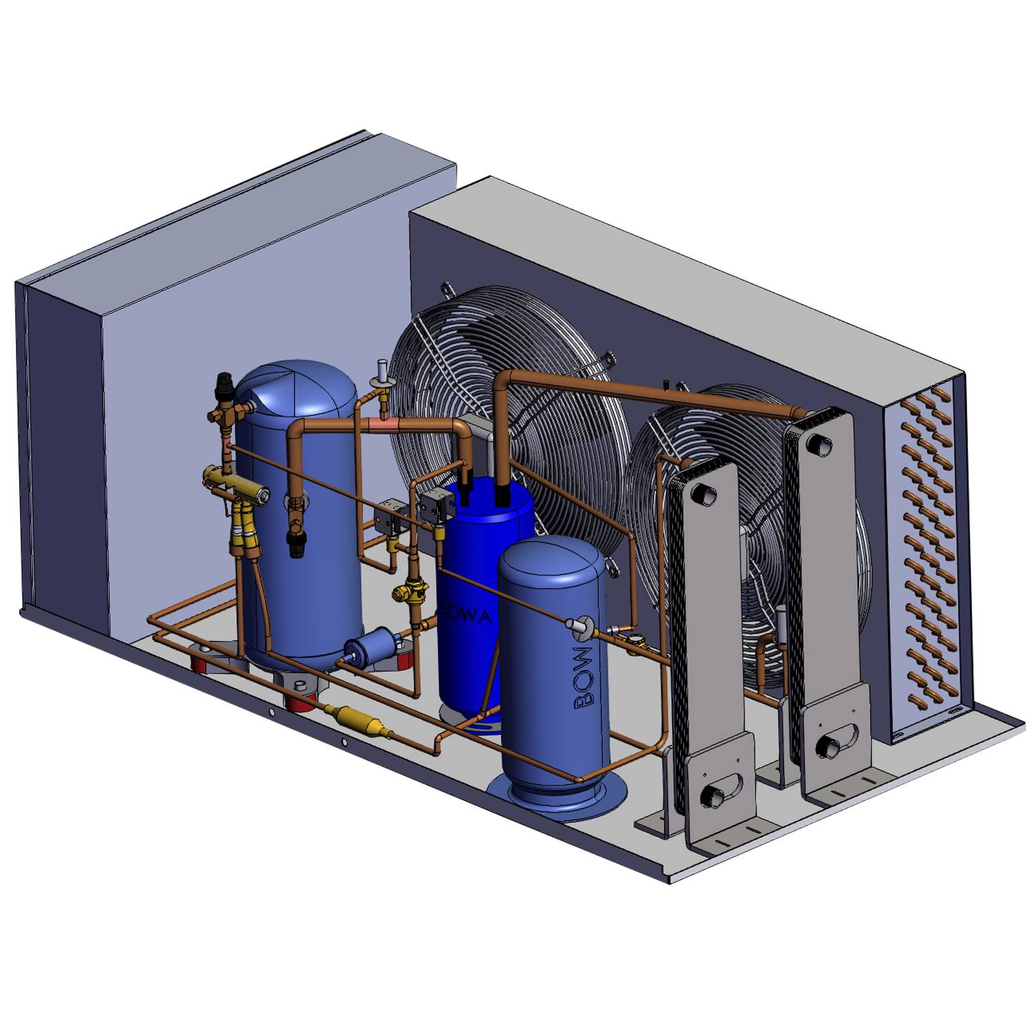3.5HP Vortex Cold Water has a variety of uses, which can be used for air -conditioning units or industrial cooling systems