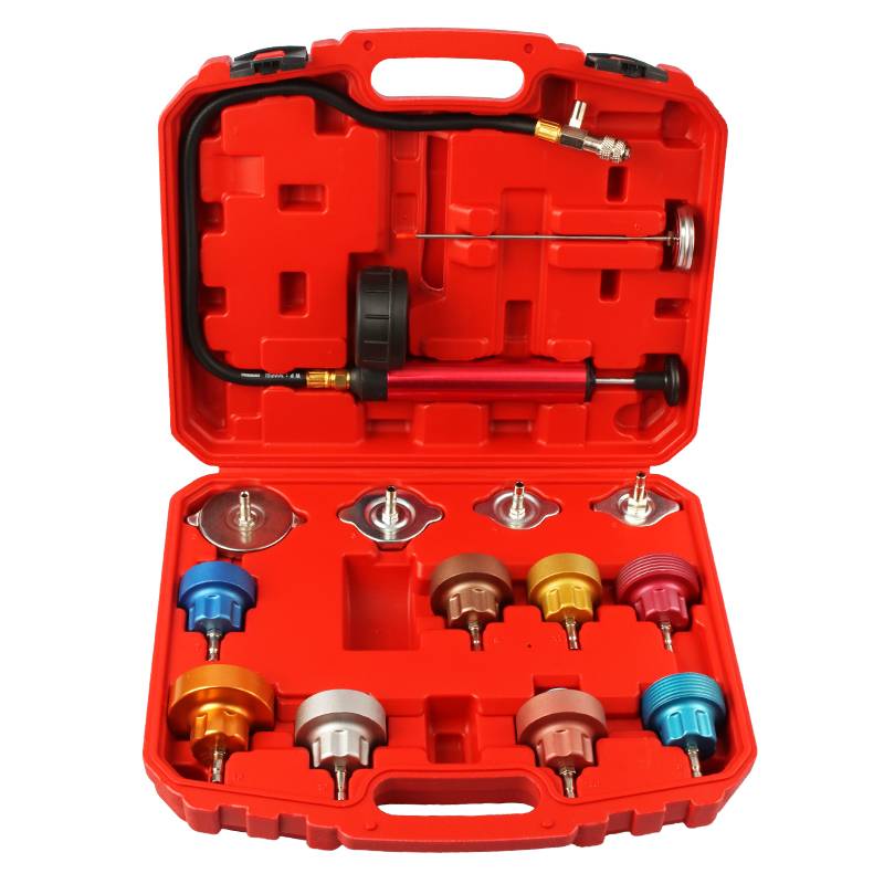 14 pieces of water tank leak detector test instrument Auto repair pressure gauge suppress metering table car cooling system tester