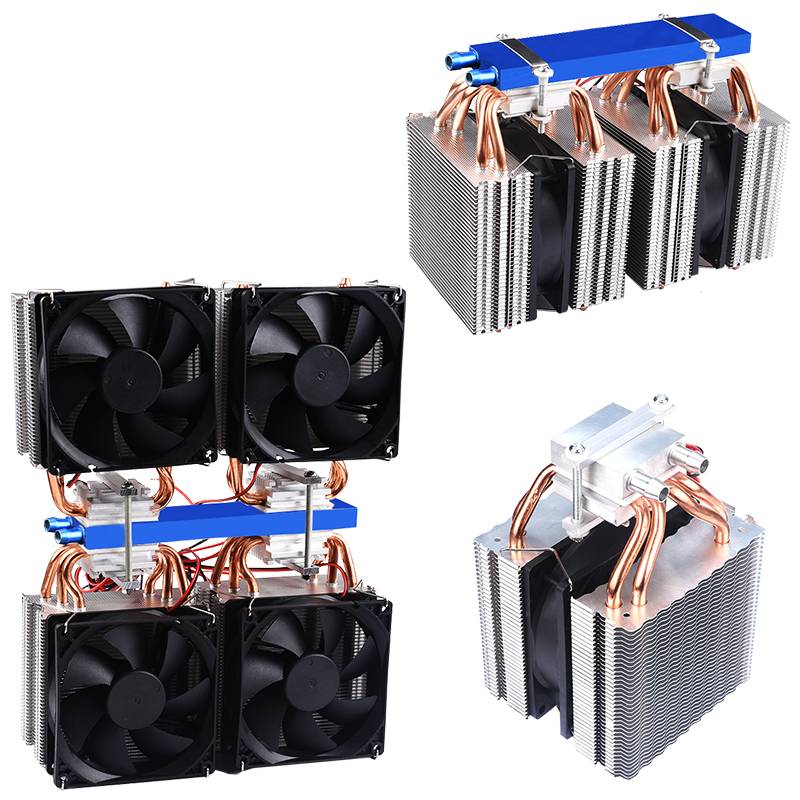Semiconductor Cold Water Copper Tube Detaidation Equipment 12V Refrigerated Fish Tank Aquarium Air Conditioning Fan Cold Cold System