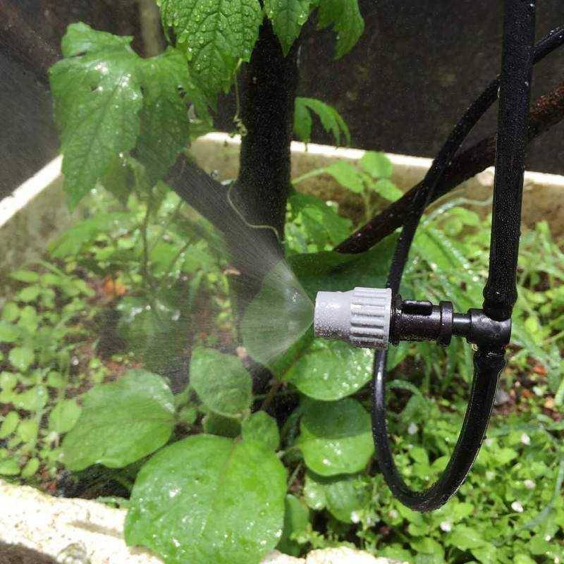 Automatic water pouring device timing spray system balcony flower cooling air -conditioning air -conditioning unit cooling and cooling equipment