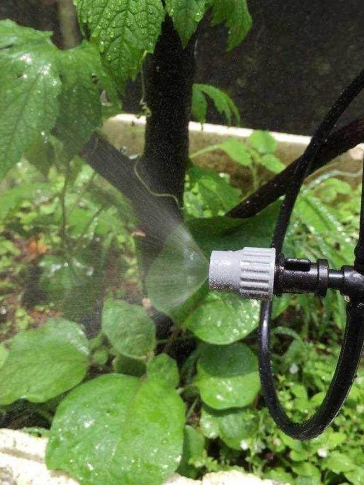 The automatic gravitational sprayer is used to cool down the balconies on the balconies, and the off-air conditioner cools the heat