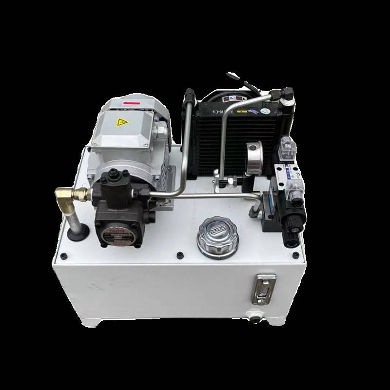 Hydraulic station hydraulic system assembly electromagnetic replacement valve overflow valve returns filter cooler cooler small hydraulic station