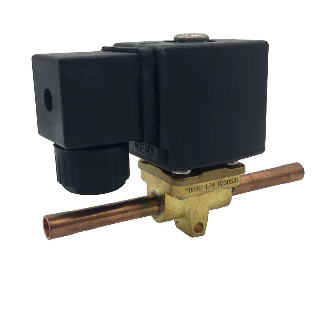 1/4 "Flexible low temperature 0.18m3/h normally closed solenoid valve is used for R23 or R170 refrigeration system jet cooling