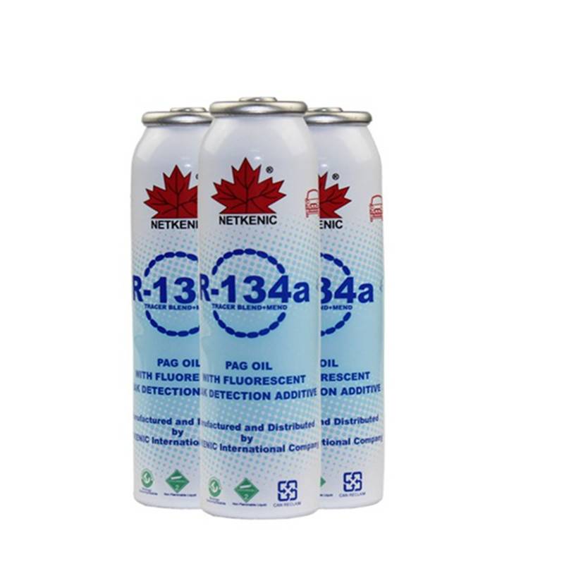 Maple Leaf Automotive Air Conditioning Demonstrate R134A Environmental Powerful Discarding Donor Discrence Fluorescence Cold Media Settled Self -Self -Destroy