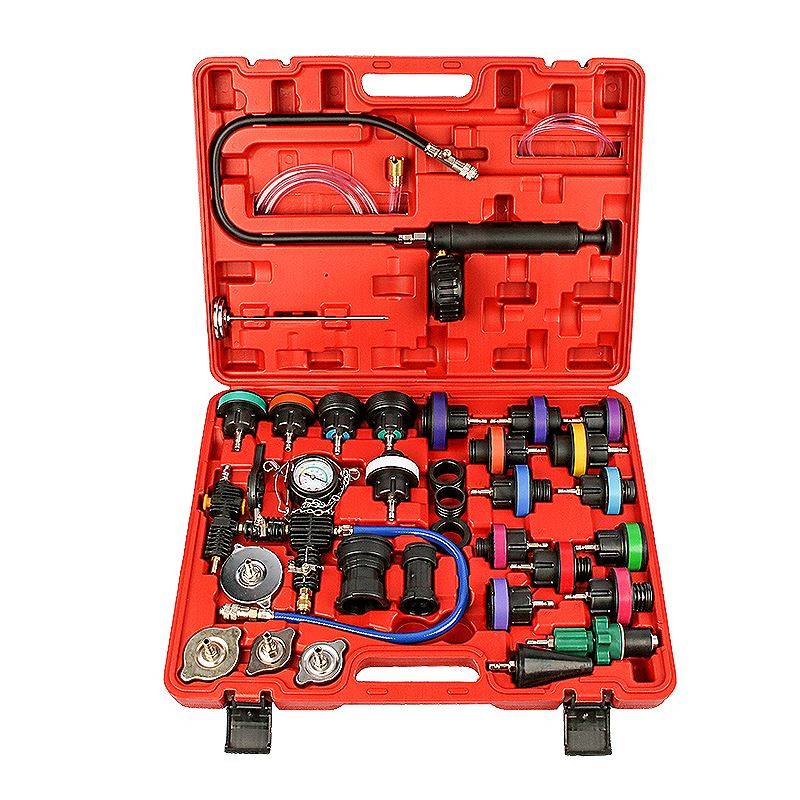 33 pieces of automobile water tank leakage meter cooling meter cooling system suppression tool anti -freezing solution manually replace the injection
