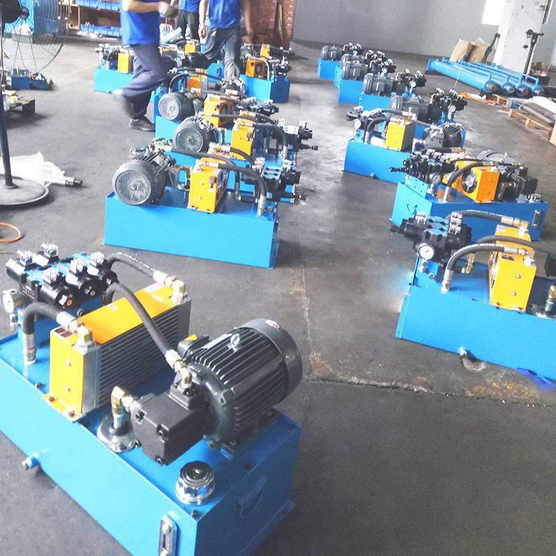 Guangzhou small hydraulic station oil compressor bending tube CNC machine tool Hydraulic system with cooler hydraulic pumping station