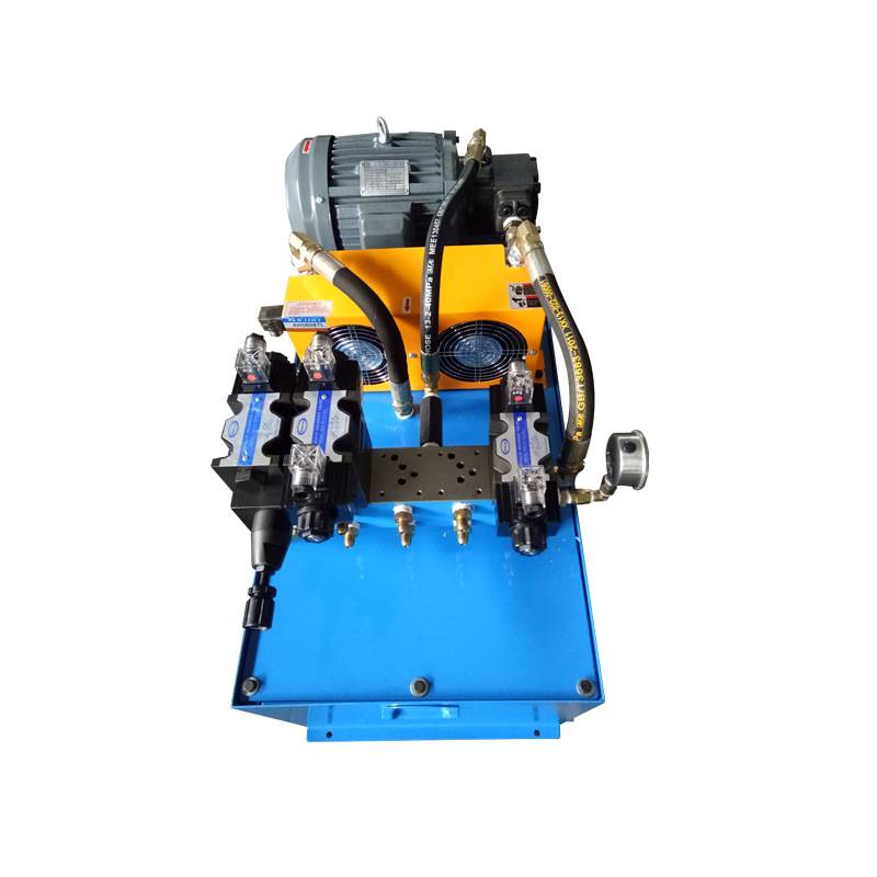 Guangzhou small hydraulic station oil compressor bending tube CNC machine tool Hydraulic system with cooler hydraulic pumping station