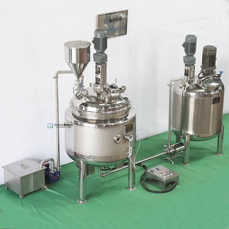 Customized stainless steel 304/316 Electric electric short mixing mixing and dispersing jar cooling system equipment crew
