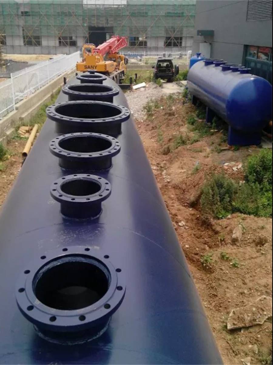 Thickening water setting water heating system Central stainless steel cooling water system large water sideline water collector water splitter
