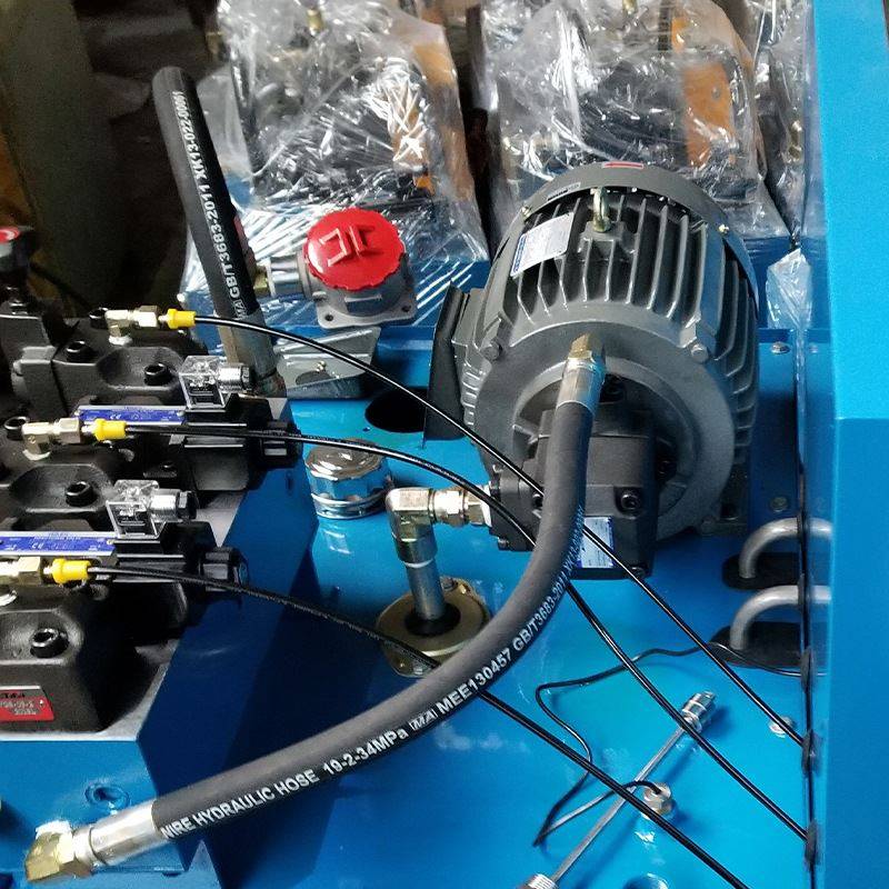 CNC punching hydraulic station automatic buffer hydraulic control system with cooler ultra -high pressure hydraulic pumping station