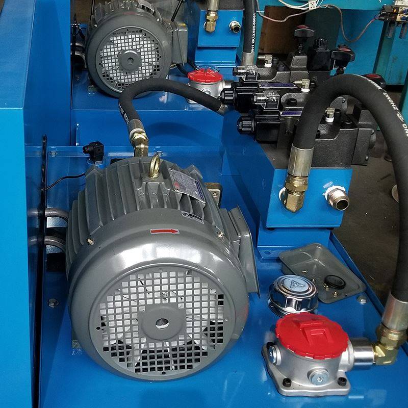 CNC punching hydraulic station automatic buffer hydraulic control system with cooler ultra -high pressure hydraulic pumping station
