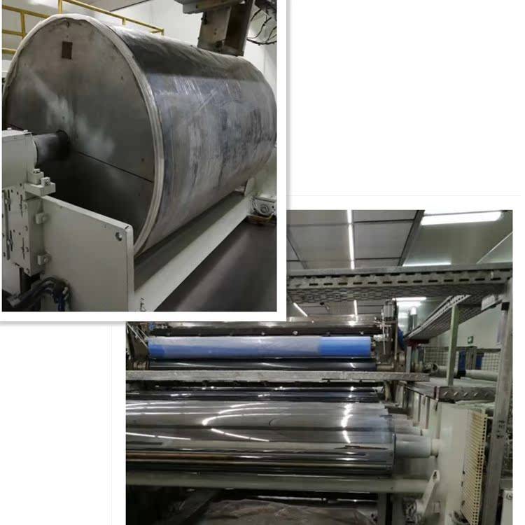 Dirt cleaning agent stretching roller, roll cooling system Chemical scaling cleaning
