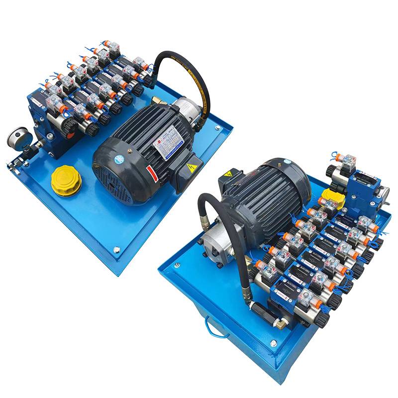Hydraulic station hydraulic system dynamic assembly CNC oil pump station Non -customized solenoid valve hydraulic oil duct cooler