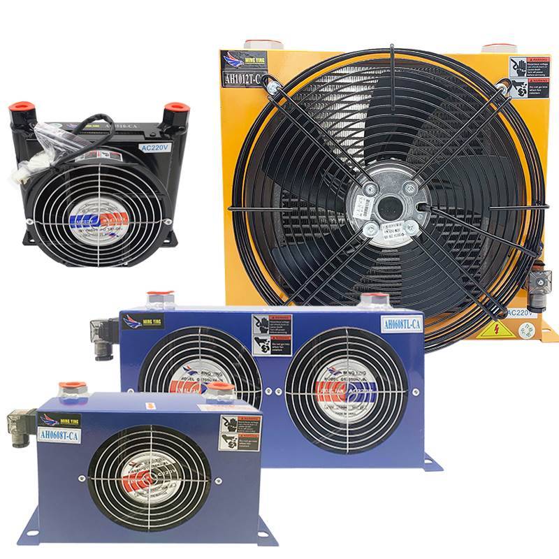 Hydraulic oil radiator wind cooler AH1012 industrial wind oil temperature cooler AH0608 system pump station 0510
