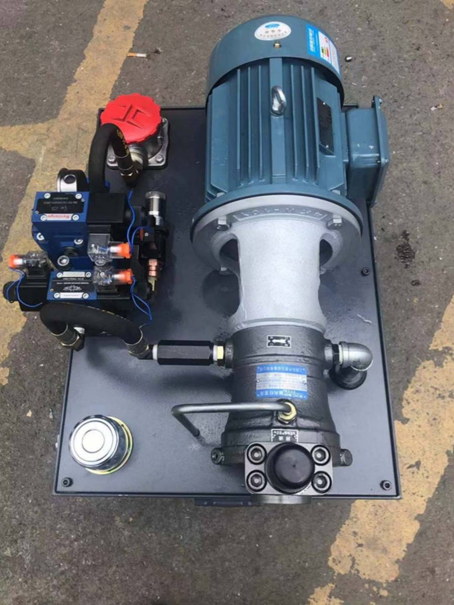 Hydraulic system electromagnetic replacement valve overflow valve return valve recovery filter cooler packing machine small hydraulic station assembly