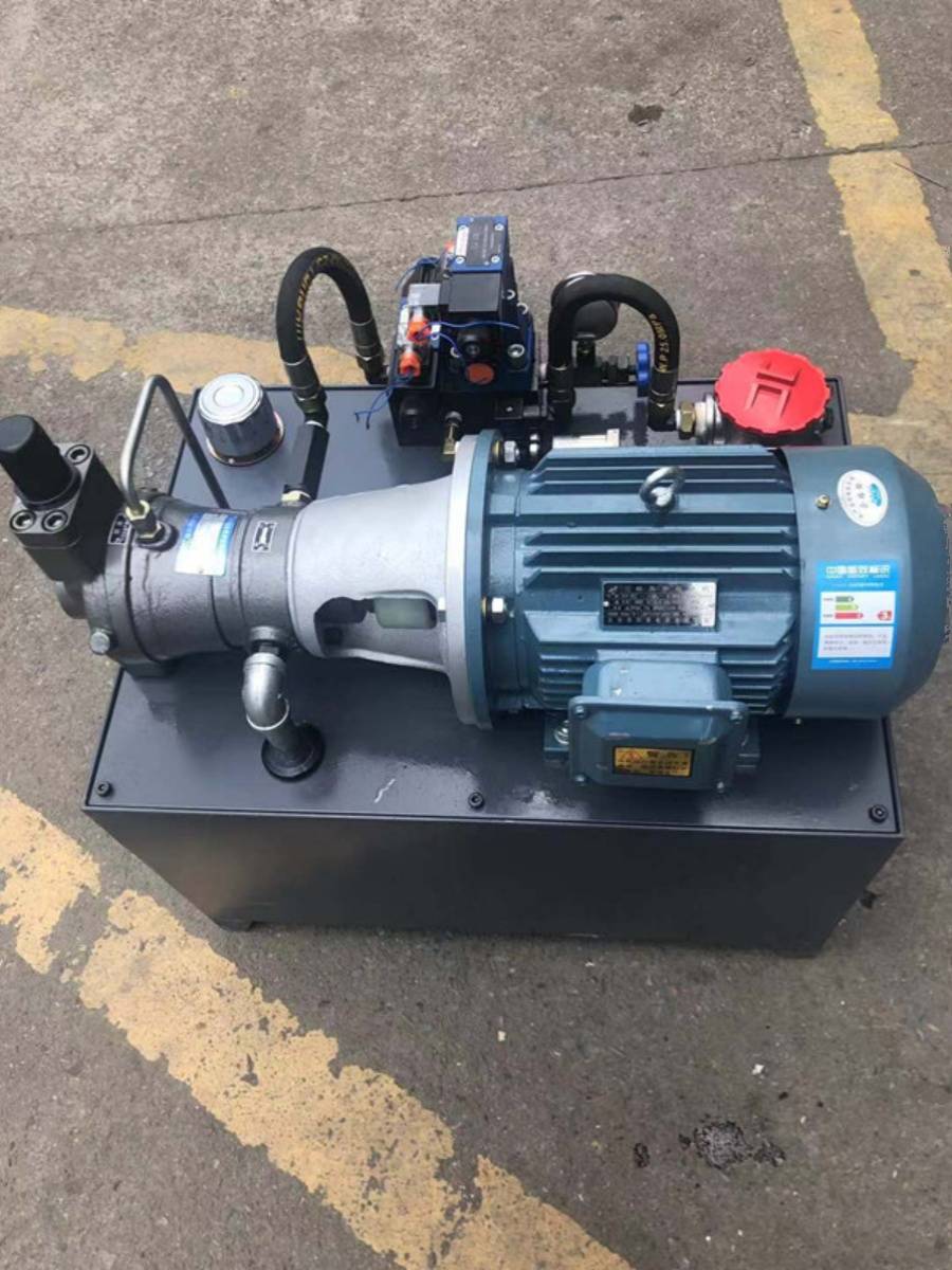 Hydraulic system electromagnetic replacement valve overflow valve return valve recovery filter cooler packing machine small hydraulic station assembly
