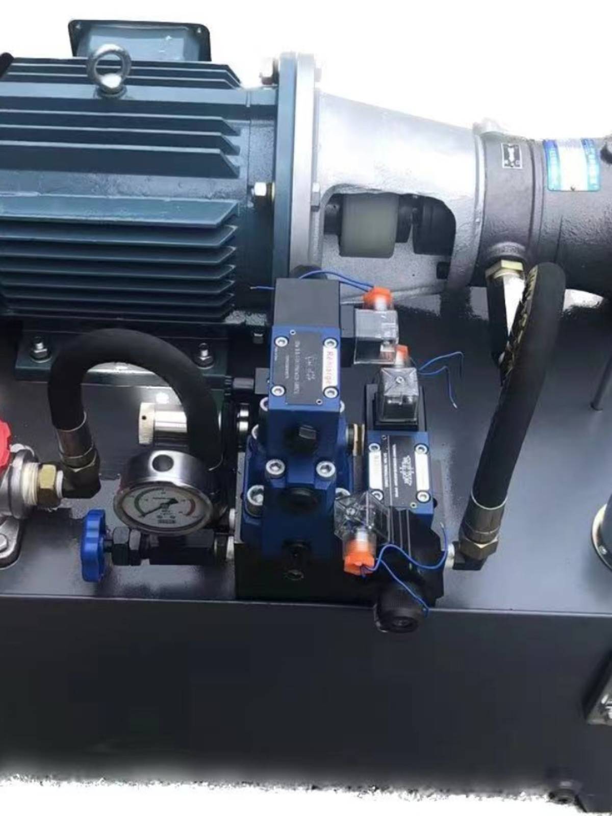 Hydraulic system electromagnetic replacement valve overflow valve return valve recovery filter cooler packing machine small hydraulic station assembly