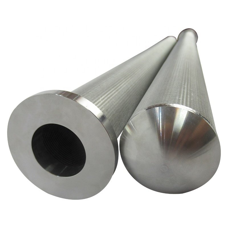 TOPEP manufacture 304/316 ss sintered cartridge tube porous sintering stainless steel metal mesh sintered filter element