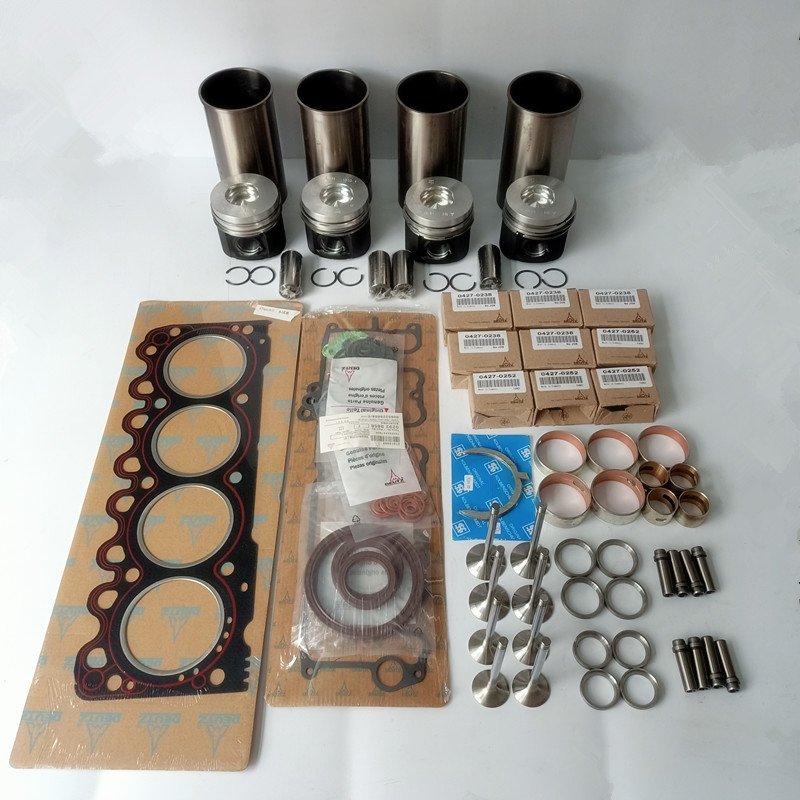 engine spare parts valve full gasket set bearing cylinder crankshaft for diesel engine