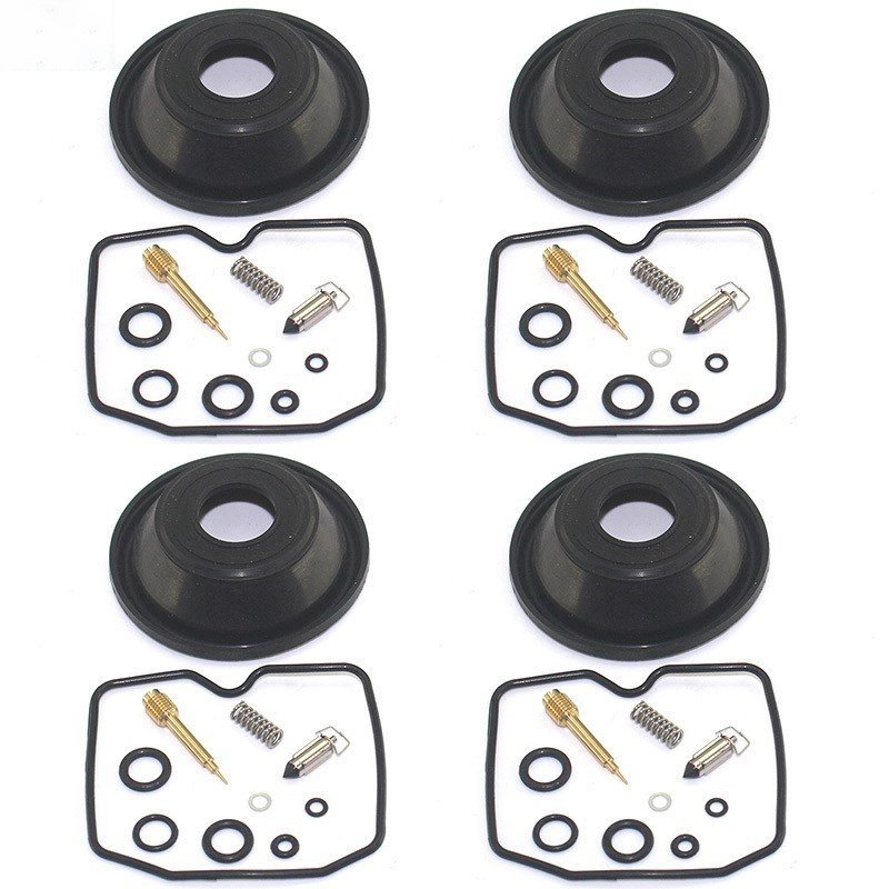 Motorcycle Carburetor Repair Kit For GPZ400R ZX400 GPZ400 GPZ ZX 400 R With Floating Needle Gasket Air Screw Diaphragm