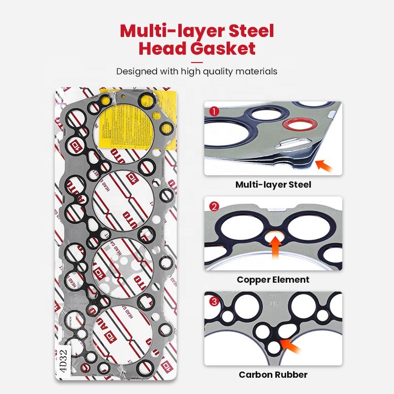1D Automobile Engine Parts Metal Gasket 4D32 OEM: ME013330 For MITSUBISHI Cylinder Head Gasket