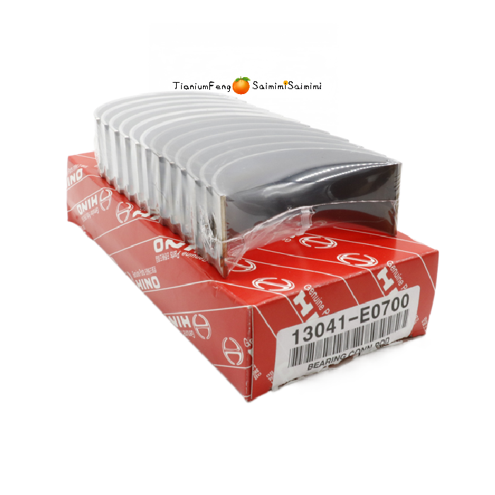 Genuine Hino JO8E VH13041E0700 13041-E0700 13041E0700 Connecting Rod Bearing for SK350-8 SK330-8 Excavator Saimimi TianFeng