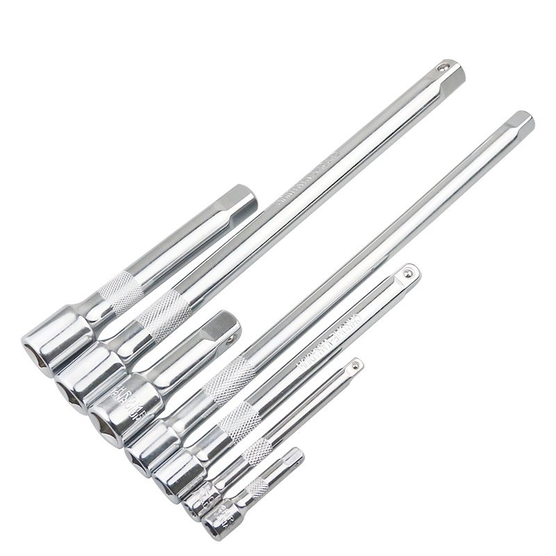 1/4" 3/8" 1/2" Sleeve Ratchet Wrench Extension Bar 50/75/100/125/150/250mm Long Bar Steering Sleeve Connecting Rod Accessories