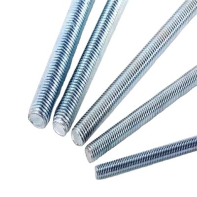 4.8 and 8.8 Grade 1000/2000/30000 length M5 M6 M8 M10 Galvanized good quality Threaded Rod