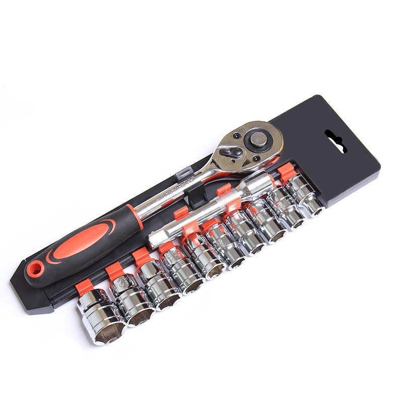 1/2 1/4 3/8 Ratchet Socket Wrench Set 24 Tooth Adjustable Automotive Hand Tools For Car