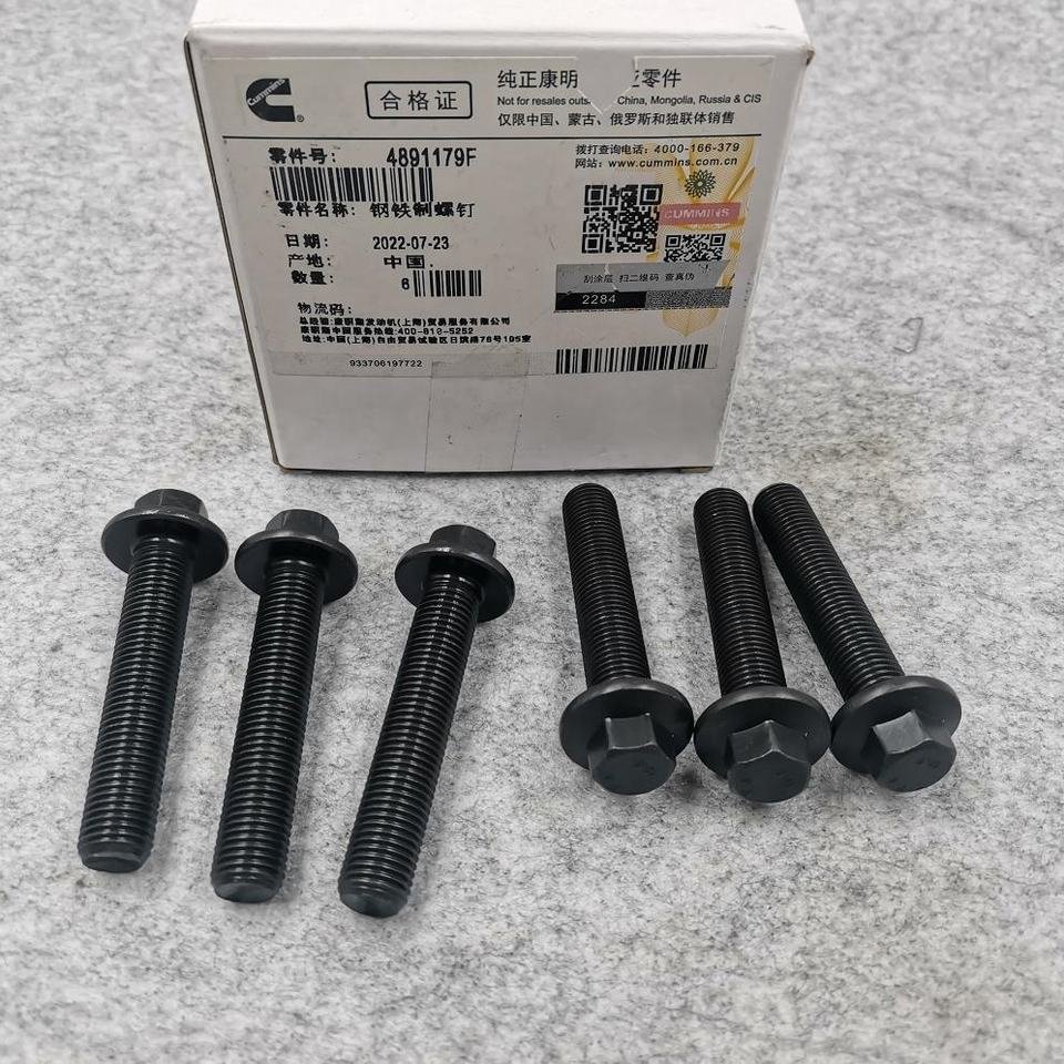 4891179 truck connecting rod and bolt for Cummins DCEC diesel engine M16*56 QSM11 6bt 6BT5.9 connecting rod bolt