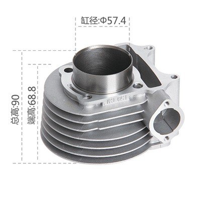 RX115 Motorcycle Piston Gasket Kit Large Aluminum Die Casting Cylinder Block and Cylinder Heads Quality Parts