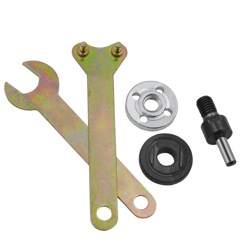 Electric Drill Conversion Angle Grinder Tool Accessories Wrench Kit Connecting Rod for Cutting Disc Wood Metal Polishing Wheel