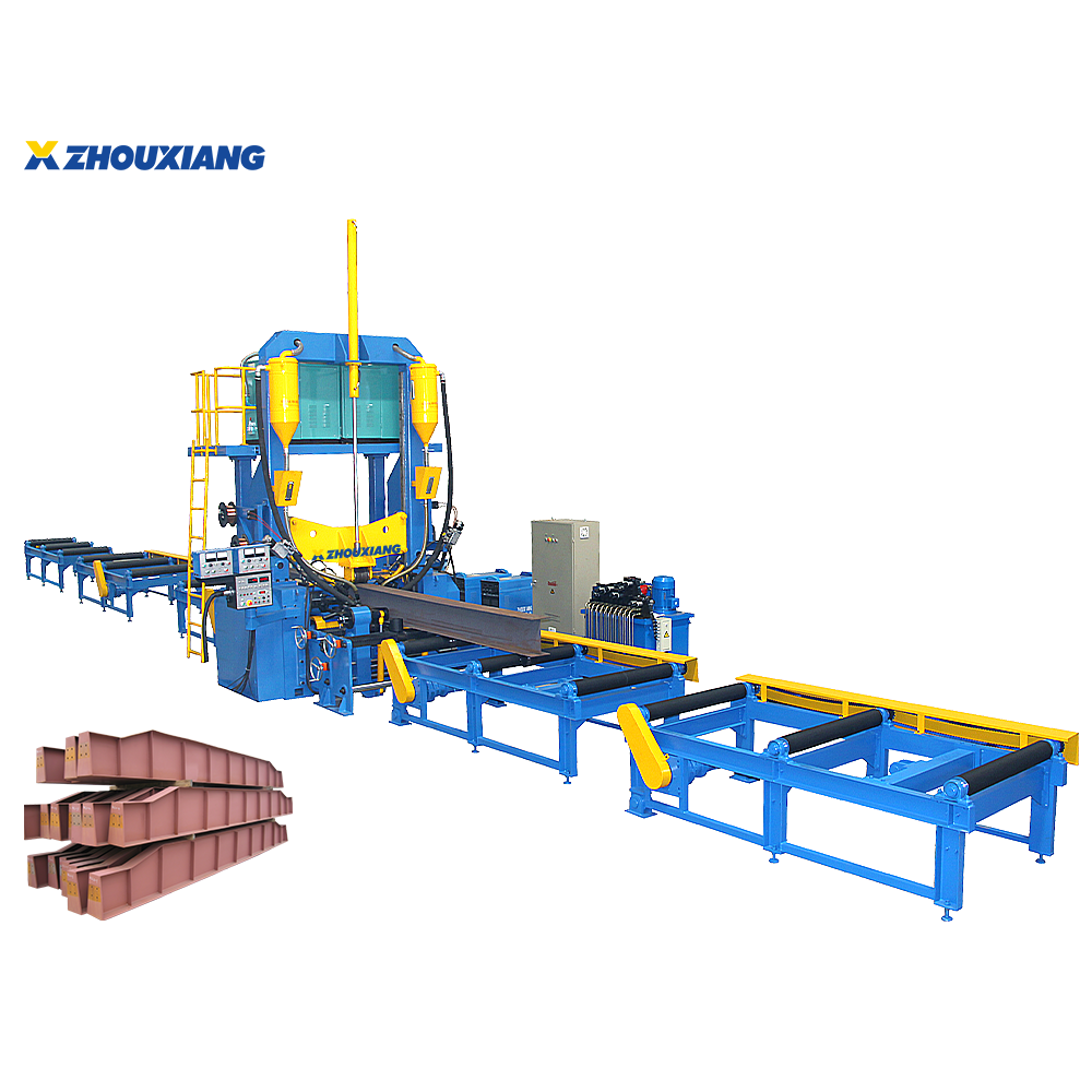 Integrated Automatic Manufacturing H Beam Assembly Welding Straightening Machine