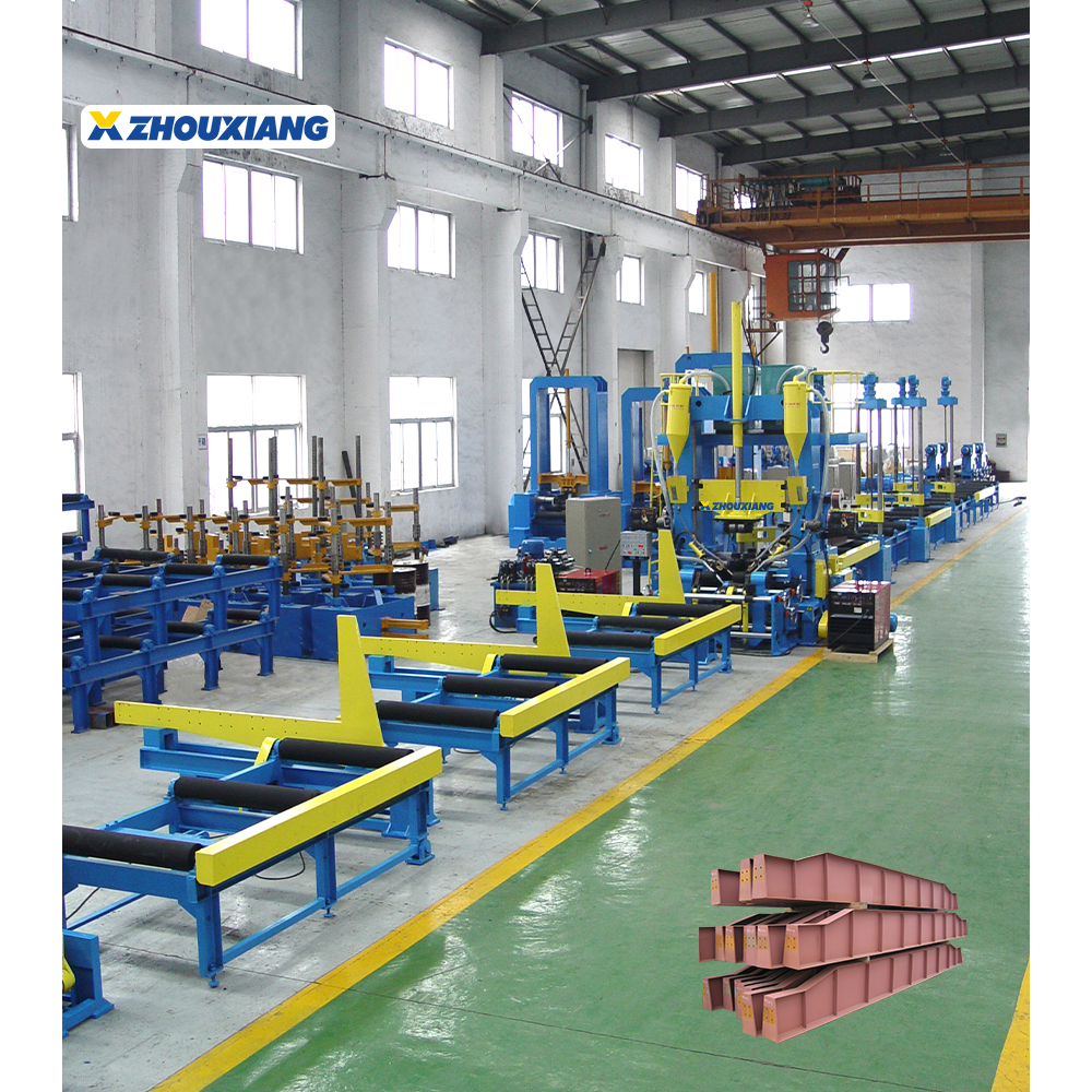 Integrated Automatic Manufacturing H Beam Assembly Welding Straightening Machine