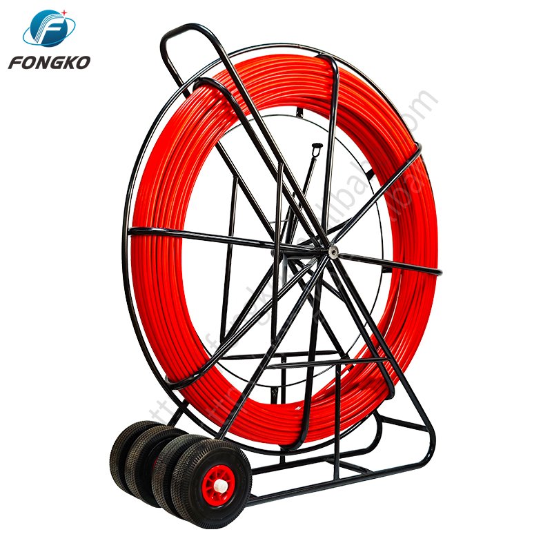 FONGKO Fish Tape Fiberglass cable rodder Fibersnake Rodder Duct Conduit Rodder
