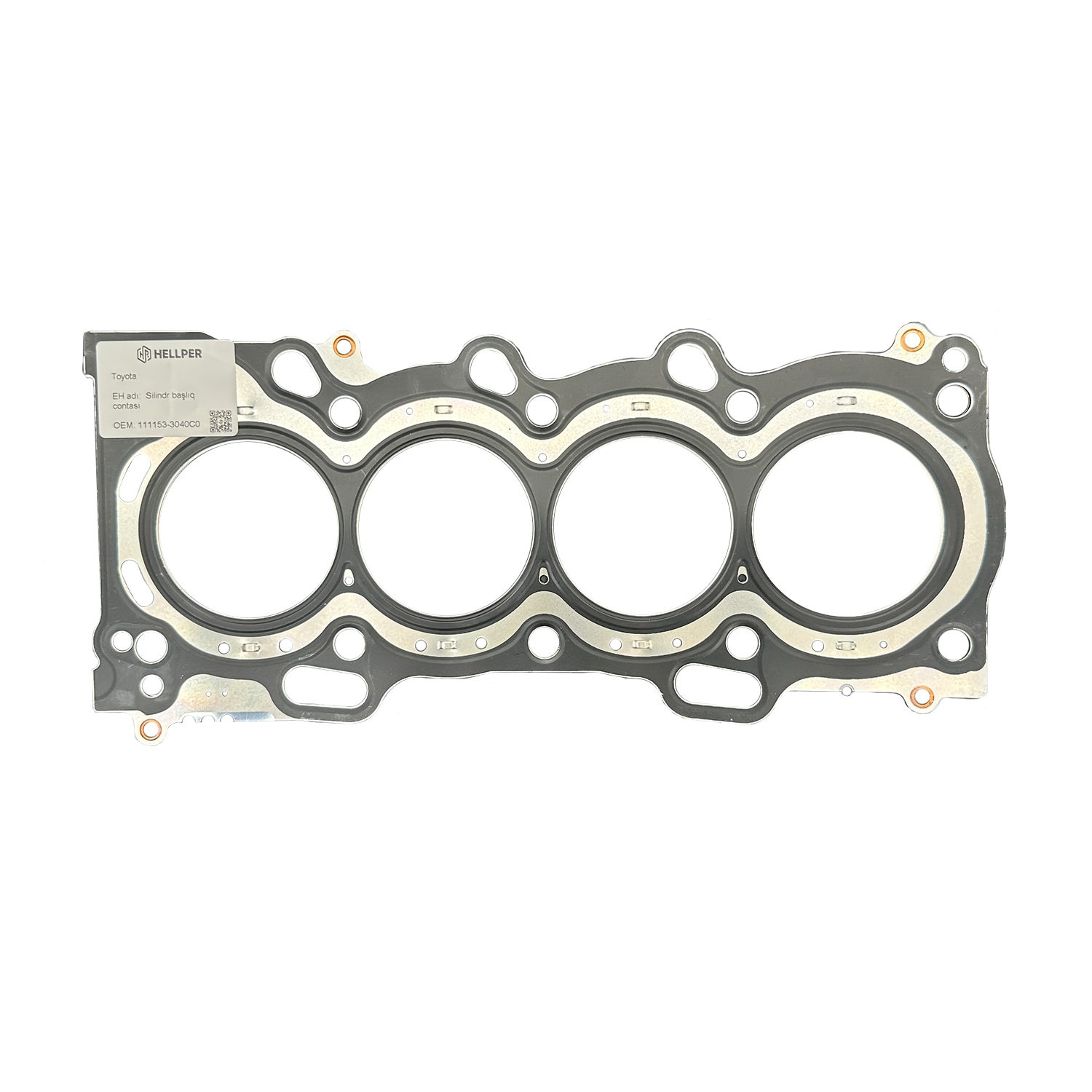 OEM Cylinder Head Gasket 111153-3040C0 for Toyota Corolla, Yaris, Auris, iQ, Verso by Hellper