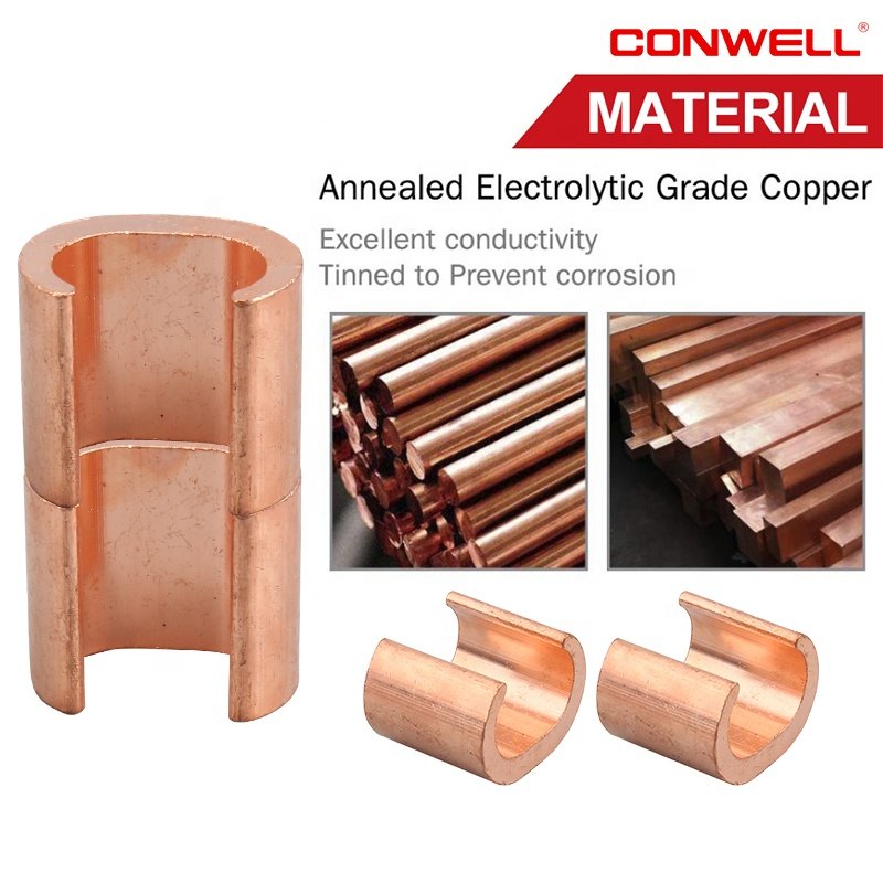 Pure Copper C Clamp C Type Cable Clamp Earthing Connection Earth C Clamp