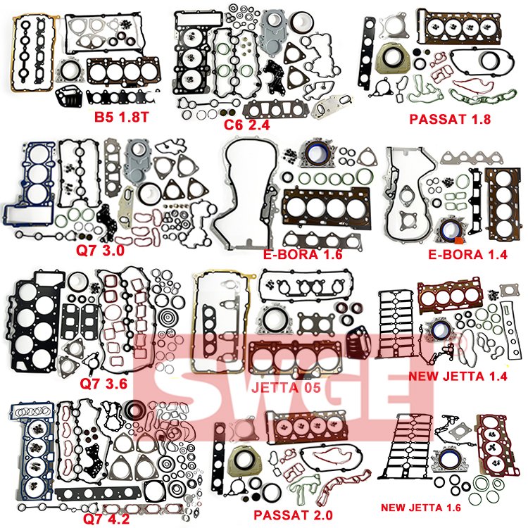 SWGE Auto parts engine overhauling cylinder head gasket kit for VW AUDI PORSCHE Repair Kit