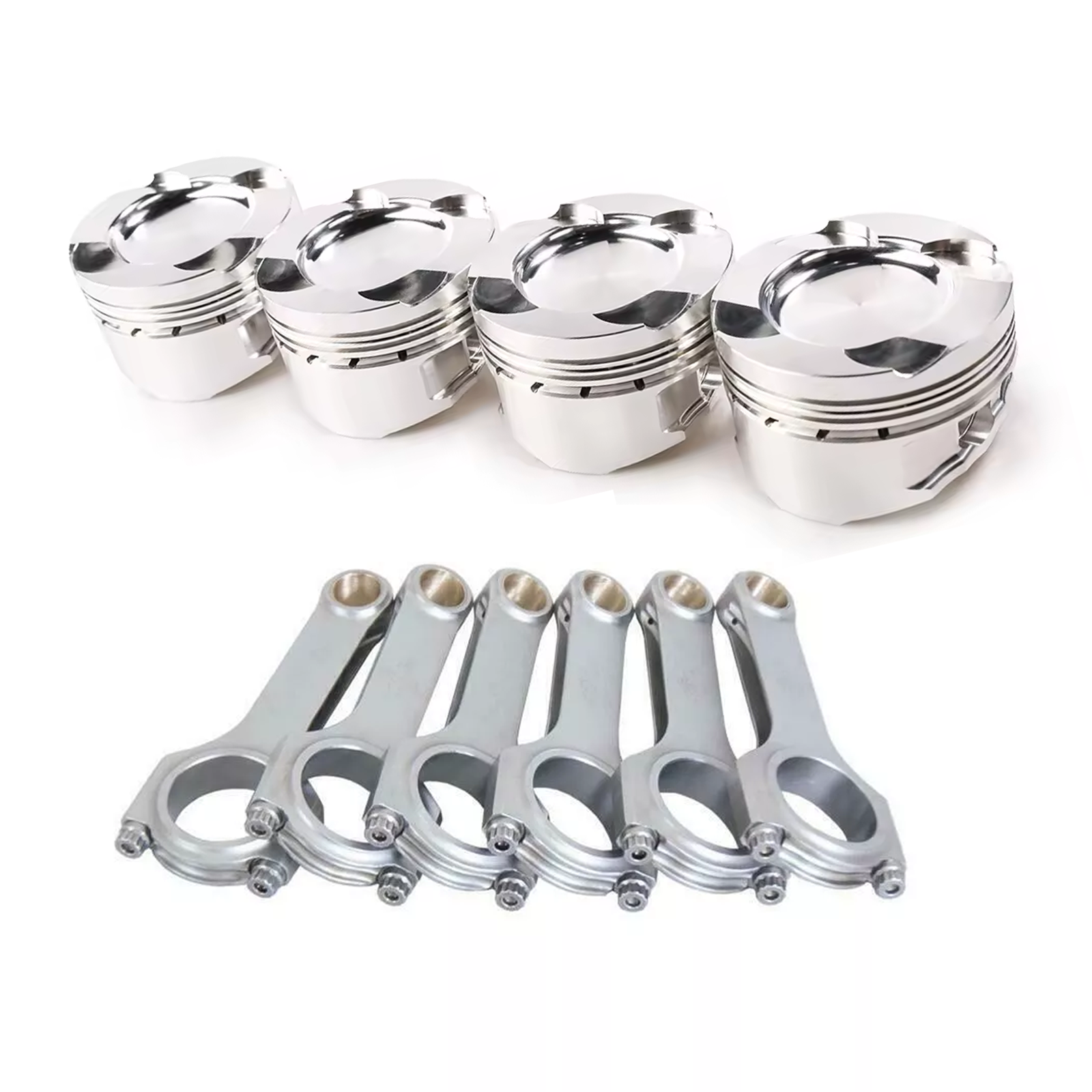 Linkteco 6X Con-Rod & Piston Kkit STD 84mm For BMW E36 E38 E39 E46 328i 528i 728i Z3 2.8i M52 2.8L 1995-2001 11251432806 1432806