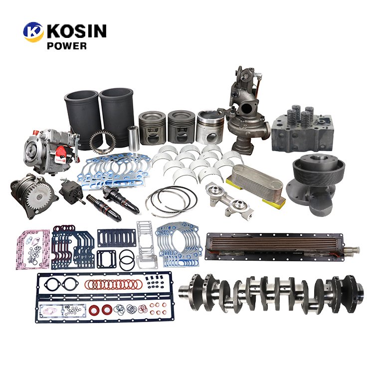 Genuine K19 KTA19 KTA19-G4 Liner piston kit gasket injector water pump crankshaft camshaft for Cummins diesel Engine Parts